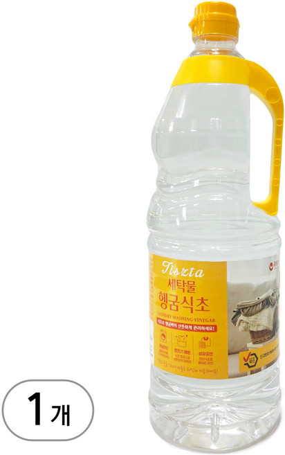 세탁전용 세탁물헹굼식초 빨래식초 대용량, 1개, 1.8L
