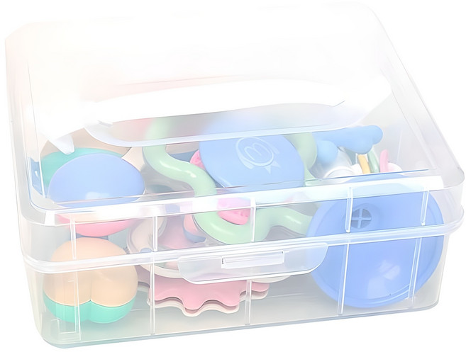 베이비붐 회전 딸랑이 7종, 혼합색상, 1세트