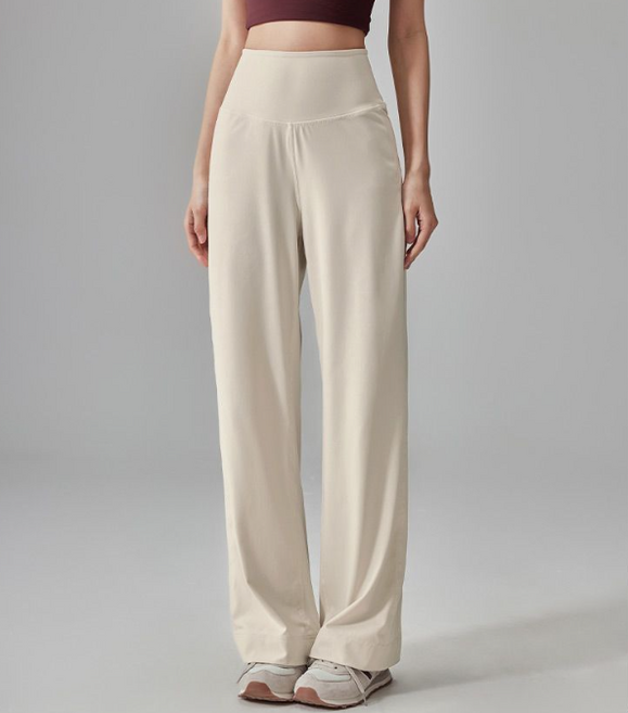 쌍천 와이드 요가 팬츠 여 여름 트레이닝 하이웨스트 트레이닝 바지 C26030910