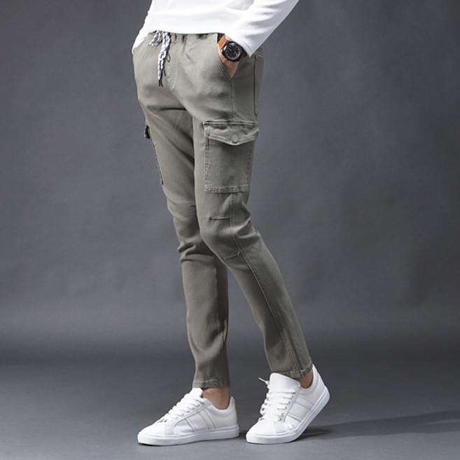 후앙스 데일리 스판 카고 밴드바지 NJCP-8622