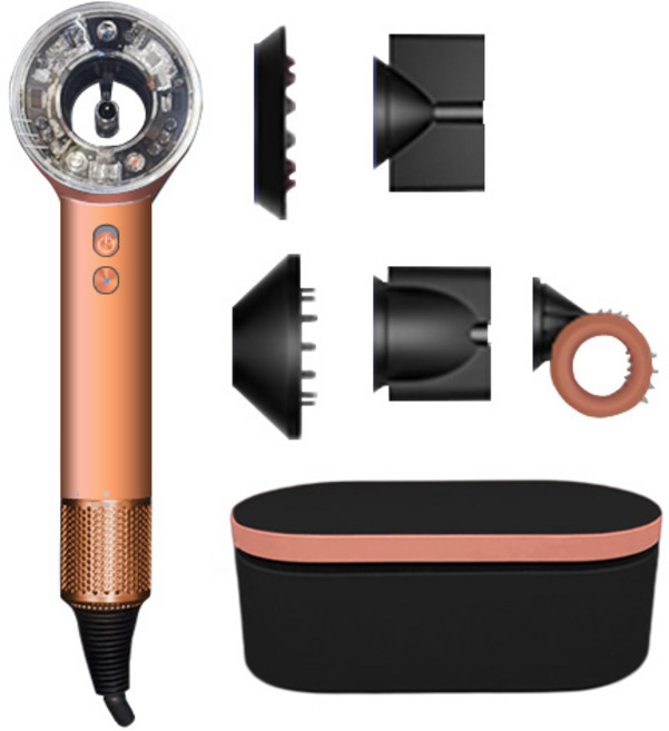 [국내정품/AS가능] 다이슨 드라이기 슈퍼소닉 뉴럴(앰버 실크/샴페인 핑크) / 케이스포함 / 새상품