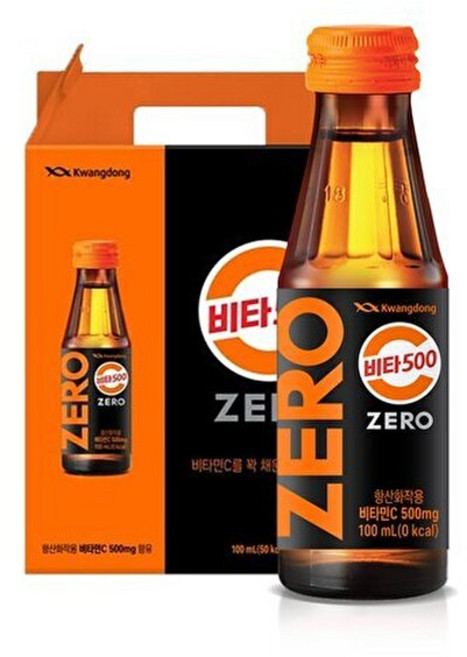 광동 [T] 비타500 제로 (선물용 박스 동봉), 100ml, 20개