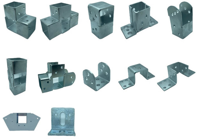 사각 각 파이프 브라켓 조인트 각관 연결 25mm 30mm, A형조인트, 1개