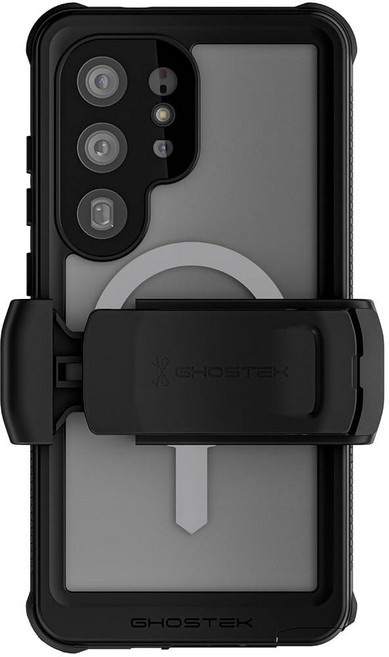 Ghostek Nautical 갤럭시 S26 울트라 방수 케이스 벨트 클립 액정보호필름 및 카메라 렌즈 커버 포함 견고하고 튼튼한 마그네틱 MagSafe 삼성 S26 울트, Galaxy S25 Ultra, Galaxy S25 Ultra