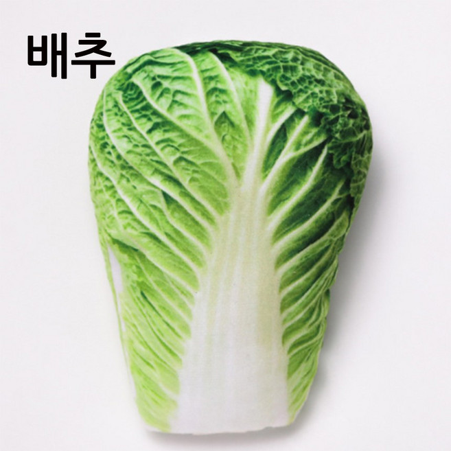 강아지 장난감 푸드 쿠션 삑삑이 봉제 음식 애견 반려견 소형견 대형견 뼈다귀 고기 오이 계란 소세지 공 브로콜리, 1개, 배추