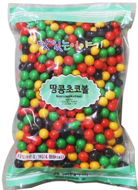 한솔 땅콩 초코볼1k 3개, 1kg