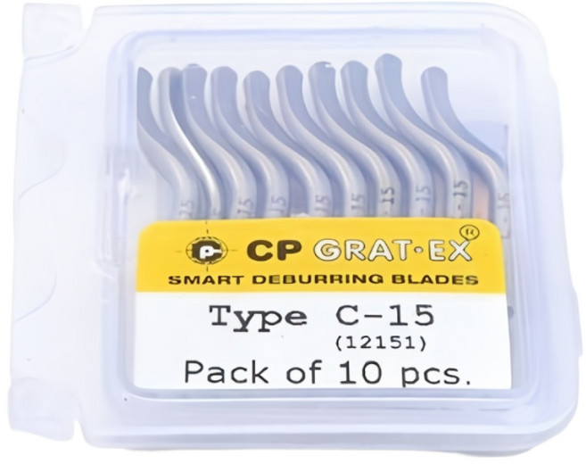 cp gratex C-10 手刮刀修邊刀 GRAT-EX 10片, 1盒