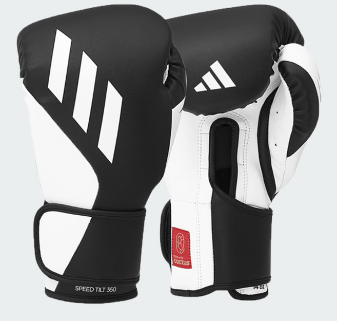 아디다스 아디스피드 틸트 350 프로 트레이닝 글러브 벨크로 (ADISPD350VTG) - 블랙/화이트, 10oz