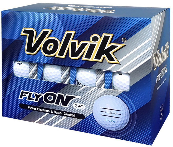 VOLVIK 플라이온골프공 3피스/ 24개입 VOLVIK 3-PIECE GOLF BALL