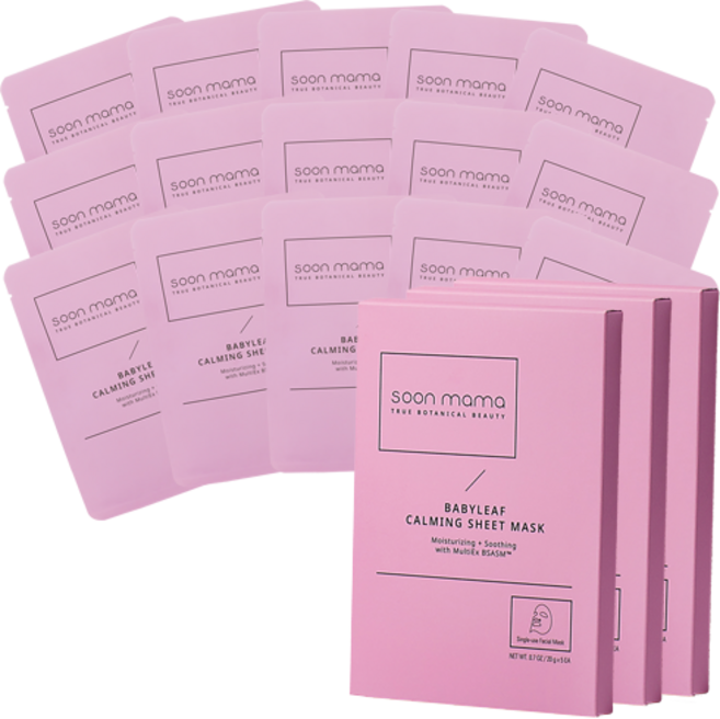 순마마 비건 카밍 마스크팩, 5개입, 3개