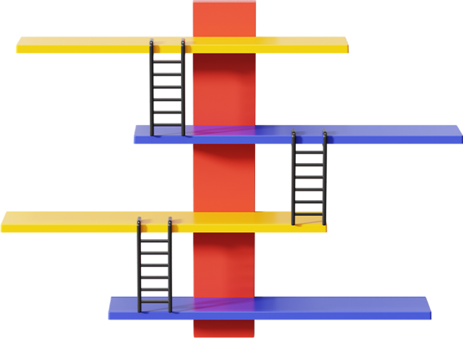 타공 없이 설치 가능한 벽걸이형 피규어 수납 선반 / 블라인드 박스 장식 선반 / 방 벽면 진열 선반, 1개, 컬러풀 벽걸이 선반