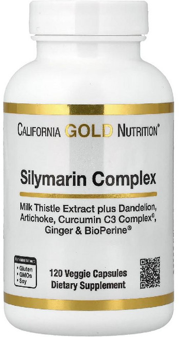 CGN 실리마린 컴플렉스 Curcumin C3 민들레 생강 밀크씨슬 캡슐 120정