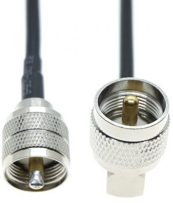 아마추어 햄 cb무전기 안테나 케이블 커넥터 동축 UHF PL-259 SO239 황동 RF RG58 30cm 50cm 100cm 2M 3M, 06 TYPE E 1Pcs_05 1M, 1개