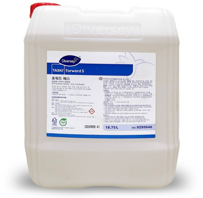 포워드 에스 친환경 다목적 세정제 18.75L 건물 바닥 벽 화장실 욕실 청소 세제, 1개