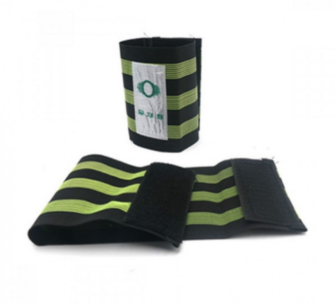 각반 노가다 무재해 노동 안전 군용 안전제일 발목밴드 아대 1켤레 보호복 작업복 밴드각반 아대각반 팔각반, 5개, 5개