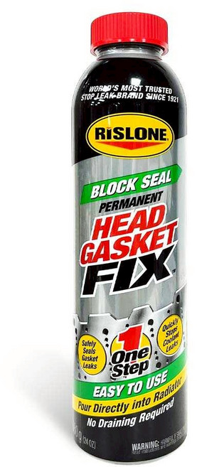 油工廠 RISLONE #41111 BLOCK SEAL HEAD GASKET FIX 水箱汽缸蓋密封修復劑 680g 汽缸體密封永久型汽缸床墊片修復劑, 1個, 不限燃料類型