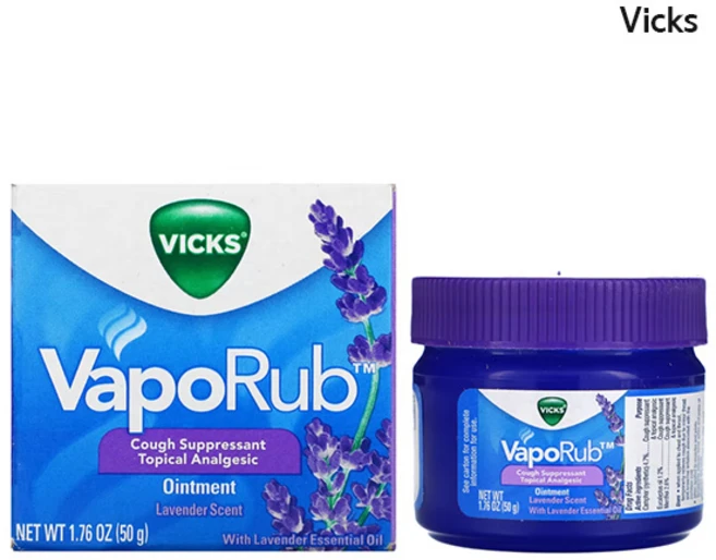 Vicks VAPORUB 빅스 바포럽 라벤더 50g 패밀리용 유아크림, 빅스_바포럽라벤더50g, 1개 - 쿠팡