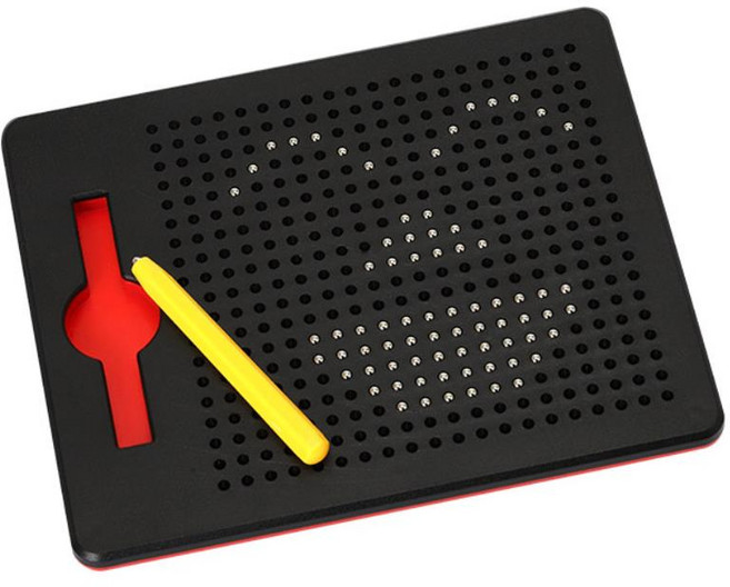 그림그리기 학습완구 자석놀이 그림판 키즈카페 여아, 구슬자석드로잉, 1개