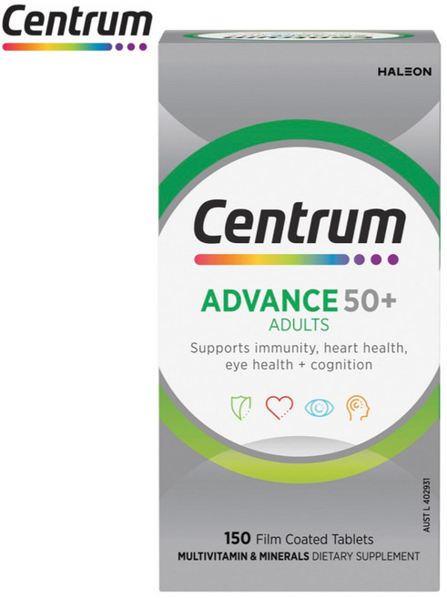 센트룸 50세 이상 시니어 멀티비타민 150정, 1개