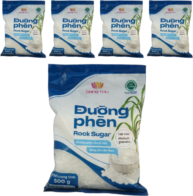 베트남 락슈가 ROCK SUGAR 얼음설탕 DUONG PEN HAT, 500g, 5개