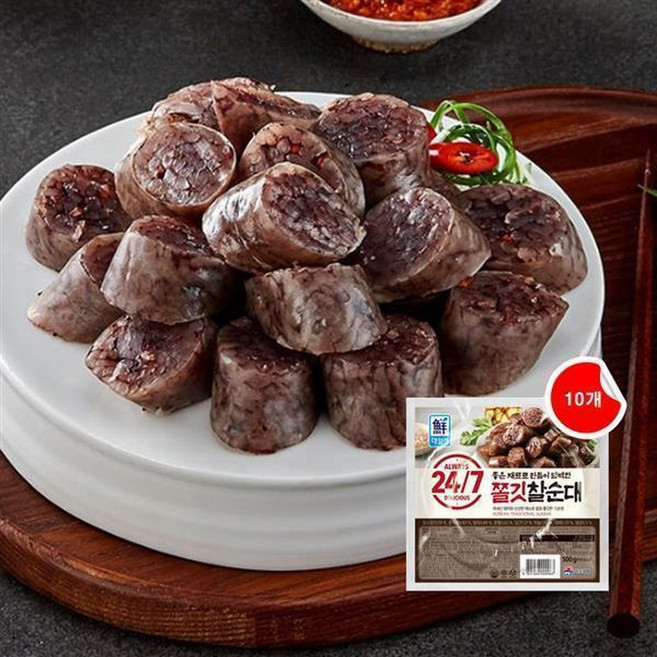 사조대림 쫄깃 찰순대 500g 10개