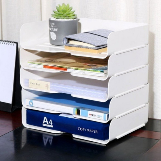 A4 서류 정리함 5단서류서랍장 적층식 이면지함 책상, 상세페이지 참조, 상세페이지 참조