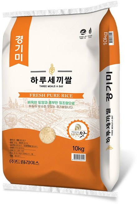 25년 햅쌀 드림 경기미 10kg 특등급 당일도정, 1개