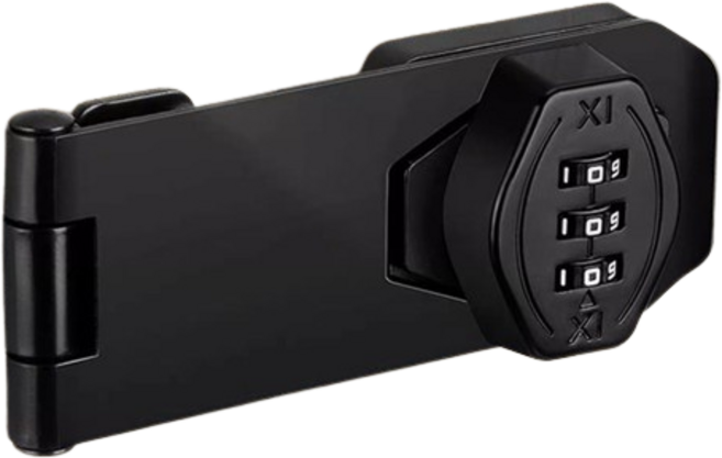 경첩자물쇠 간편설치 사물함 캐비넷 목욕탕자물쇠, 1개