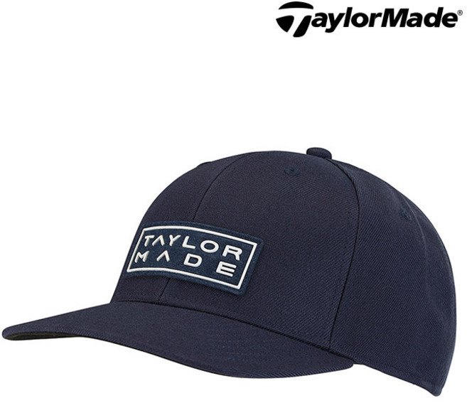 테일러메이드 TD664 퍼포먼스 어드저스터블 DJ 패치 골프모자, 네이비