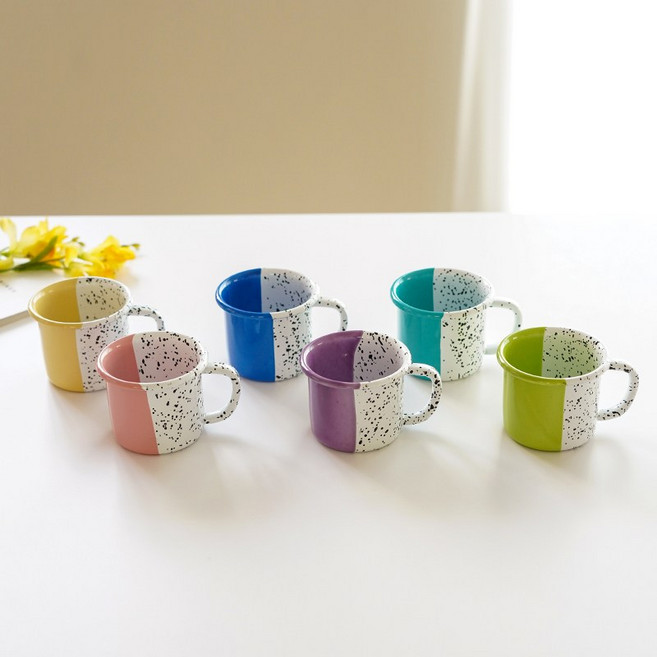 캅카 마인드팝 머그 380ml, 핑크, 1개