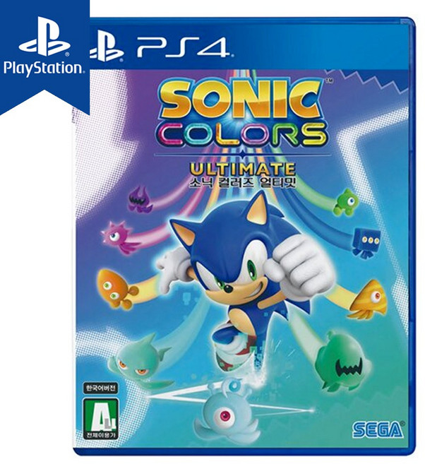 PS4 소닉 컬러즈 얼티밋 한글 새제품 칩 팩 (PS5 호환)