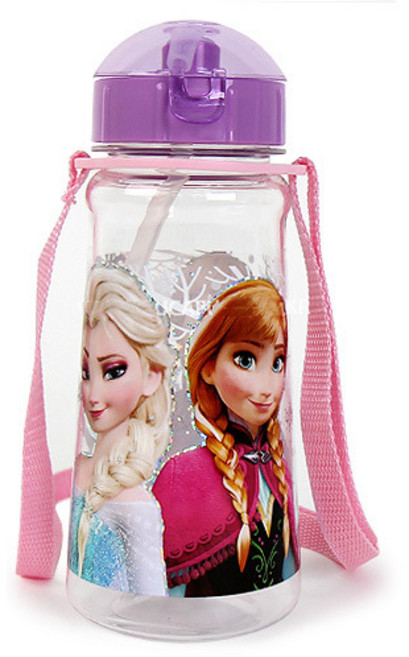 겨울왕국 프리미엄 빨대물통/ 450ml, 1개, 퍼플