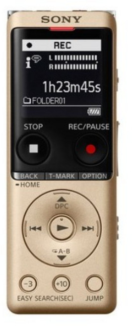 소니 보이스레코더 소형 휴대용 녹음기, ICD-UX570F, 골드