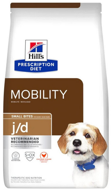 힐스 독 jd j/d 3.85kg 모빌리티 강아지 관절관리 사료, 1개, 닭