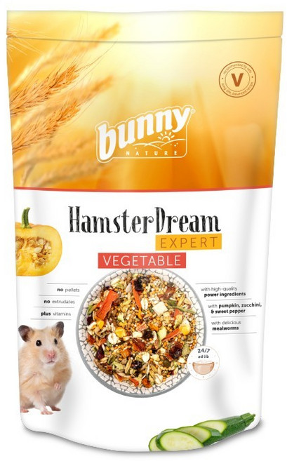 愛鼠協會 德國邦尼 Bunny 夢想倉鼠專家版 無糖花卉配方, 1個, 夢想倉鼠專家版【無糖蔬菜配方】