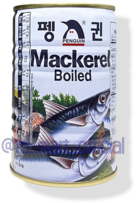 펭귄 고등어 통조림, 400g, 4개