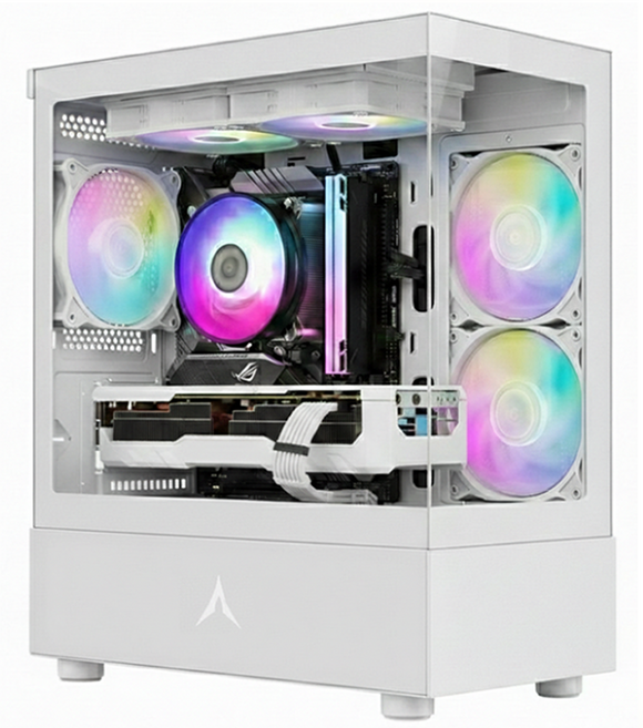 컴온컴퍼니 게이밍 컴퓨터 조립PC 게임용 본체, 컴온게이밍 - 03, 01. 기본형, 02. 화이트