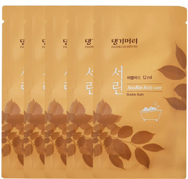 댕기머리 서린 버블 바스 12ml 기타뷰티소품, 100개