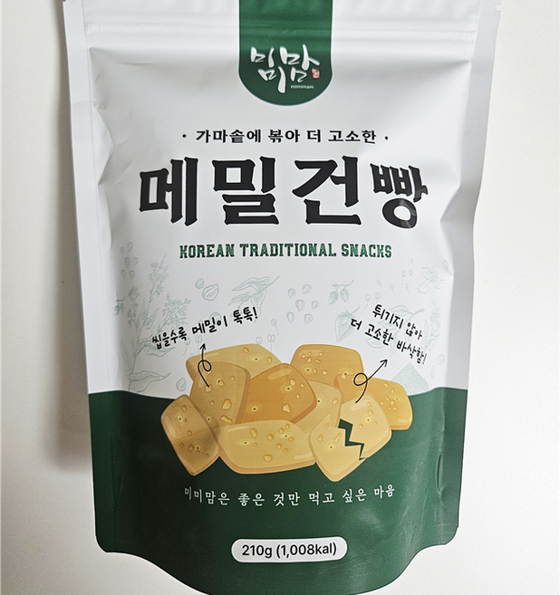 미미맘 메밀건빵 210g, 5개