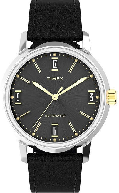 Timex TW2W33900 Men's Watch Marlin Automatic Black Black