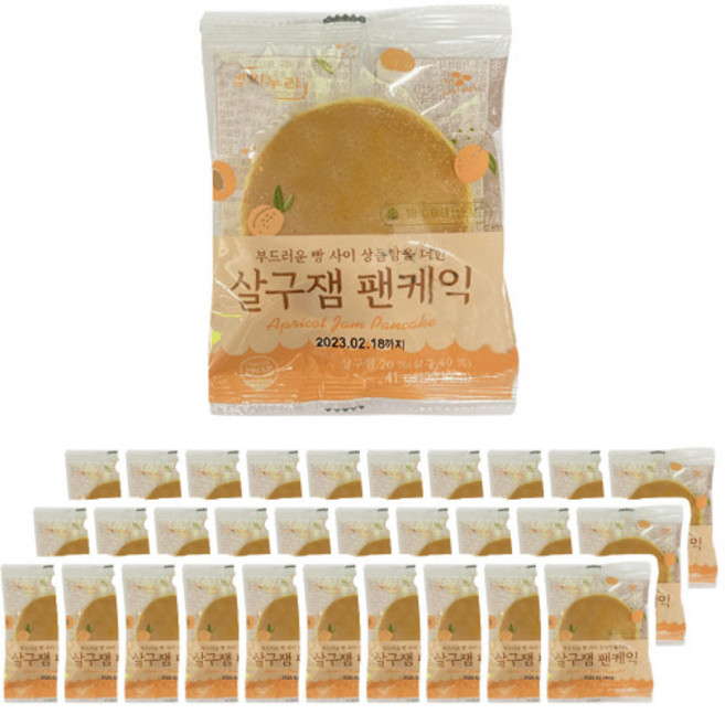 CJ 헬씨누리 살구잼팬케익 41g, 30개