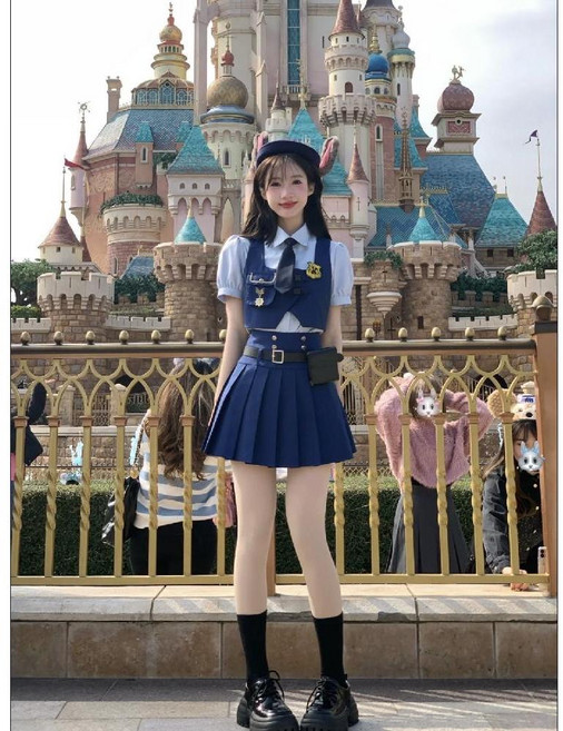 주토피아 주디 경찰복 코스튬 토끼경찰 졸업사진 코스프레