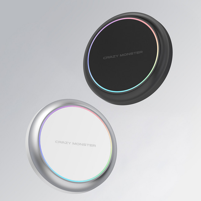 크레이지몬스터 네오 M1 맥세이프 무선충전 거치대, 네오 M1 맥세이프 거치대, 화이트(단품)