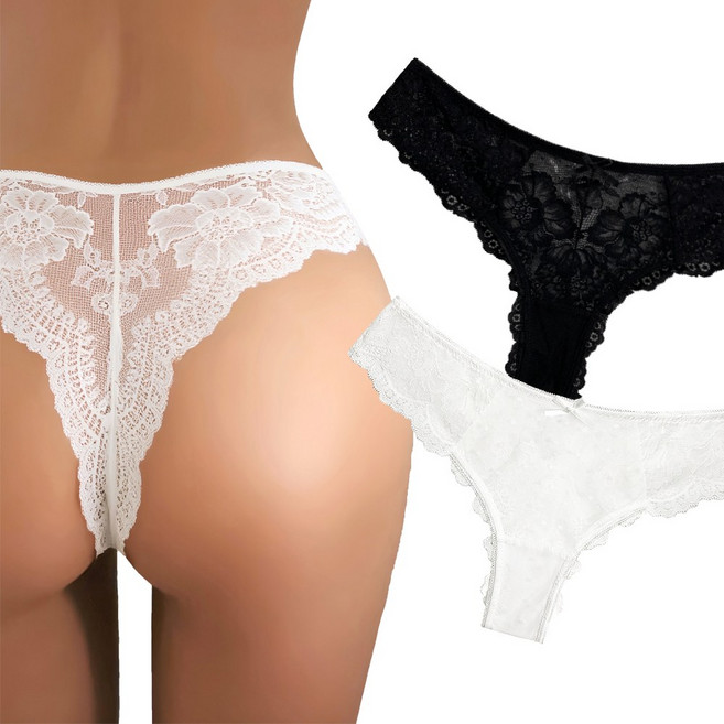 모노소울 켈린 티팬티 레이스 섹시 비키니라인 T팬티 2종