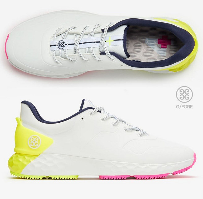 지포어 MG4+ 컬러 블럭 스파이크리스 남성 골프화 스노우 SNO