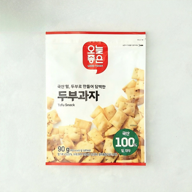 오늘좋은 두부과자, 3개, 90g