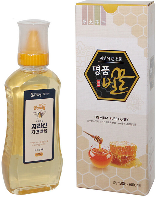 지구마을 자연에서 온 지리산 자연벌꿀, 500g, 1개