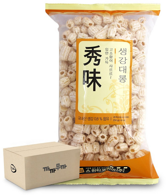 스위티코리아 생강대롱 250g, 12개