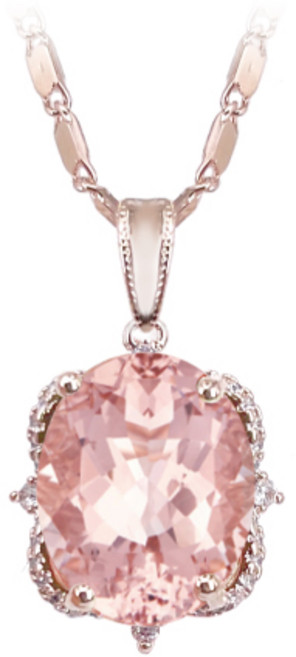 [혜성주얼리] 줄리아 로얄핑크 토파즈 목걸이