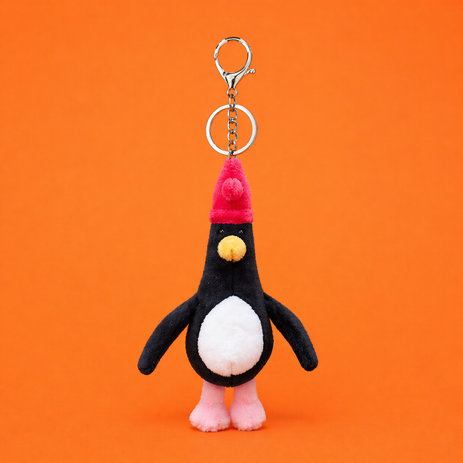 공식정품 맥그로우 키링 인형 10cm / 펭귄 그로밋 애착 동물 생일 선물 키홀더 백참 에어팟 가방 웃긴 친구 우정 커플 월레스 숀더쉽, 1개, 맥그로우 키링인형